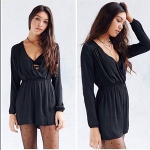 Urban Outfitters Satin Romper